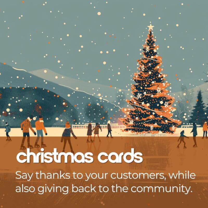 Say thanks to your customers, while also giving back to the community.